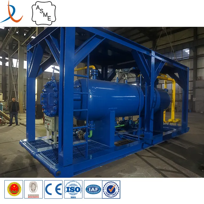 ASME oilfield well test three phase separator / oil gas water separator / 3 phase separator