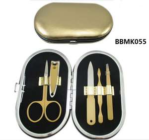 Coffret de luxe en métal plaqué or brillant <span class=keywords><strong>pour</strong></span> outils de soin des ongles, <span class=keywords><strong>manucure</strong></span> française et pédicure, idéal comme cadeau - Product Image 6