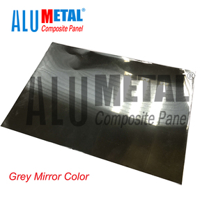 externa material paneles de <span class=keywords><strong>pared</strong></span> <span class=keywords><strong>exterior</strong></span> negro/azul/Cooper/oro/<span class=keywords><strong>gris</strong></span>/Rose/plata tawny espejo color compuesto hoja de aluminio - Product Image 4