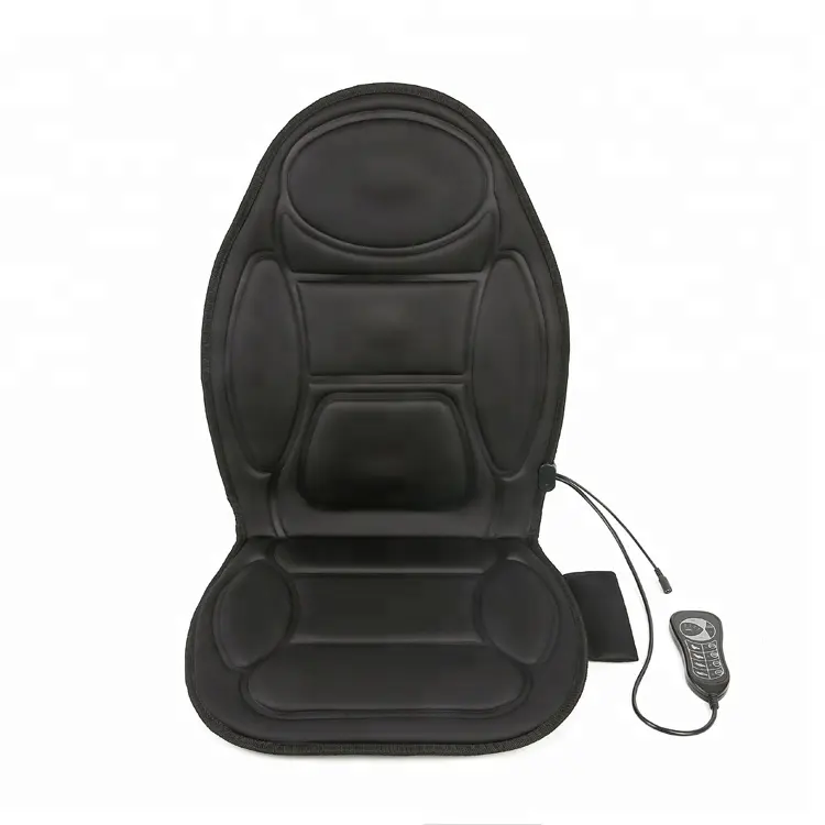 Masaje vibrador asiento de coche masajeador cojín cuerpo a relajarse cojín del asiento shiatsu y cuello masajeador de espalda cojín del asiento