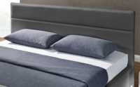 Lit de rangement Willsoon moderne de luxe avec cadre en cuir italien et LED, tête de lit carrée à blocs, pour chambre à coucher moderne
