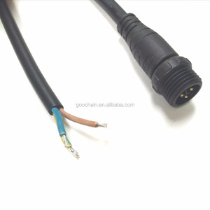 M12 eléctrico <span class=keywords><strong>conector</strong></span> de cable ip67 macho a hembra impermeable m12 cable 2pin 3pin 4pin 5pin <span class=keywords><strong>conector</strong></span> m12 para led iluminación al aire libre - Product Image 2