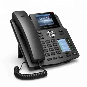 Top Jual Pabrik Harga Fanvil X4 IP Phone SIP Voip Ponsel dengan 4 Sip Line
