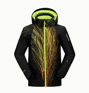 Impermeável 15000mm Polymener Snow Clothing Jacket Mchinanter Ski Suit Sportswear Design personalizado 100% poliéster Adultos para homens