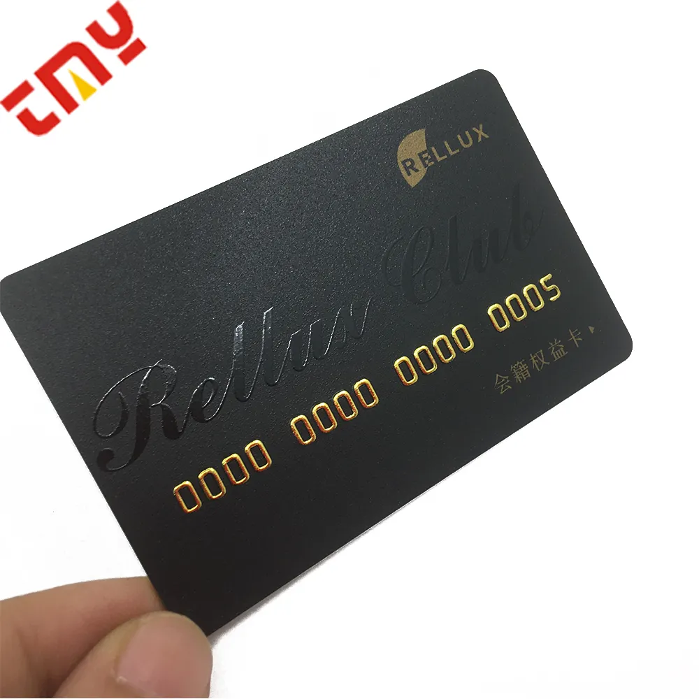 Пластиковая карта Visa с печатью серийным номером, пластиковая карта без рисунка толщиной 0,76 мм