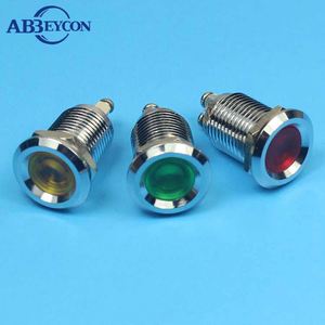 8 mét 10 mét kim loại điện áp thấp 6V 12V LED tín hiệu trạng thái chỉ số thí điểm ánh sáng đèn với dòng - Product Image 3