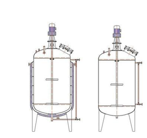 化工不锈钢电动/蒸汽/油加热混合罐 - Product Image 6