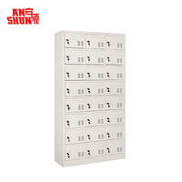 FAS-116 utilisé pas cher gym travail connecté casiers armoire 24 portes compartiment en acier casiers scolaires à vendre