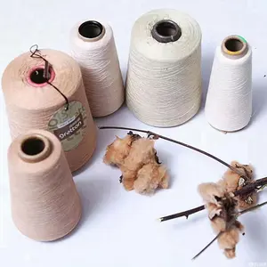 China natural bamboo fiber spun yarn, for knitting and weaving