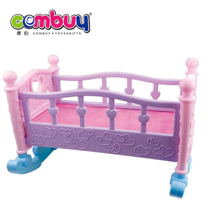 <span class=keywords><strong>Lit</strong></span> de poupée pour bébé, jouets d'intérieur, jeu de simulation, ensemble de dessins animés, à <span class=keywords><strong>bascule</strong></span> - Product Image 4