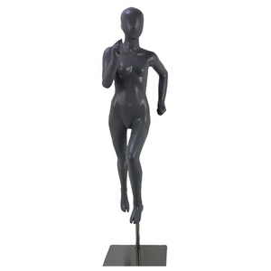 Modelos de niñas de 12 años, cabeza de huevo para correr, niña, adolescente, niño, niños, maniquí deportivo de fibra de vidrio - Product Image 3