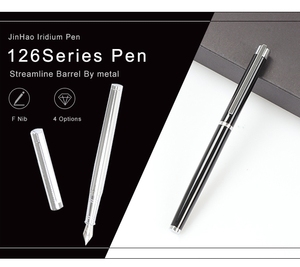 Jinhao 126 serie de negocios <span class=keywords><strong>pluma</strong></span> fuente de Metal - Product Image 2