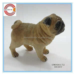 Antiken handgefertigten holz mops spielzeug für kinder - Product Image 4