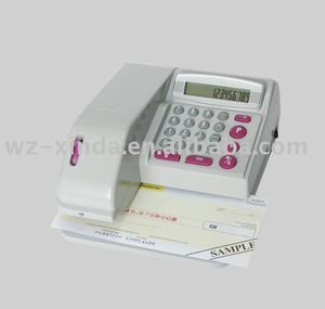 Machine à Écrire les Chèques 110V/220V avec Imprimante de Chèques et 16 Symboles Monétaires, Équipement d'Impression de Chèques - Product Image 2