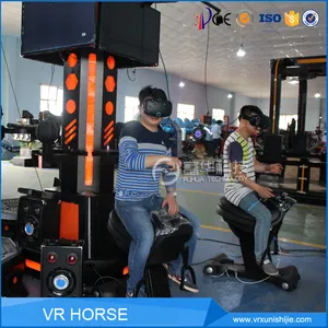 המחיר הטוב ביותר Crazy וירטואלי סוס רכיבה אינטראקטיבי שעשועים פרק 9D VR וידאו סוס רכיבה VR משחק סימולטור