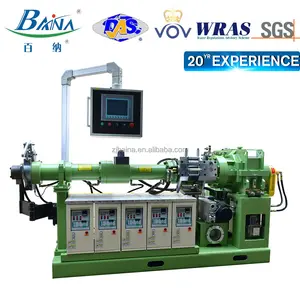 Baina factory design 90mm 20D cold feed vacuum rubber extruder/rubber extruder machine/rubber extrude machine