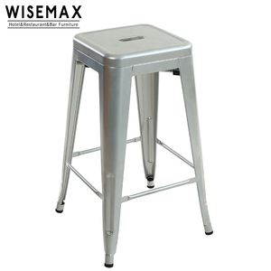 Meubles WISEMAX <span class=keywords><strong>moins</strong></span> <span class=keywords><strong>cher</strong></span> prix revêtement en poudre vente en gros chaise de salle à manger industrielle salon chaise de restaurant en métal empilable - Product Image 4