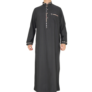 ثوب رجالي عربي مطرز، قفطان صيفي، دشداشة، زي إسلامي، خدمة تصنيع حسب الطلب، عباءة للبالغين في الشرق الأوسط، تدعم التسليم خلال يوم واحد - Product Image 4