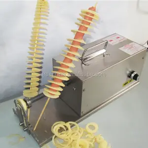 Cortadora de patatas tornado de larga vida, máquina cortadora de patatas, cortadora eléctrica de patatas fritas
