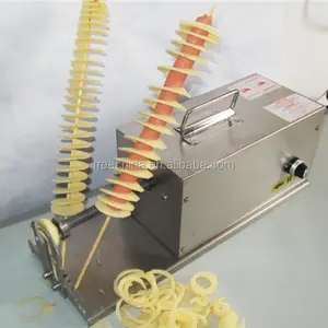 Lange serive leben tornado kartoffel schneider/kartoffel slicer maschine/elektrische kartoffel chip slicer