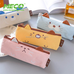 Túi Bút Chì Vải Bố Họa Tiết Hoạt Hình Đơn Giản, Sức Chứa Lớn, Túi Đựng Bút Dễ Thương - Product Image 1