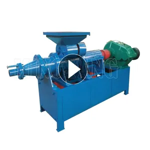 China Supplier Rice Husk Sawdust Wood Charcoal Powder Dust Briquette Extruder Machine For Sale
