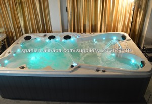 2013 la venta caliente 10 persona al aire libre grande Jacuzzier Mini piscinas de natación con 2 grandes tumbonas - Product Image 1