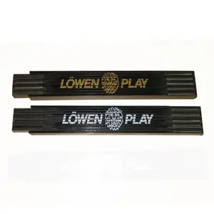 Black Wood Folding Ruler