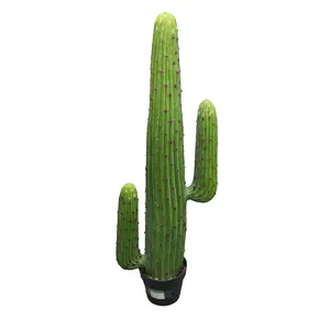 117Cm Tweekoppige Grote Kunstmatige Cactus Mexico Cactus Plant