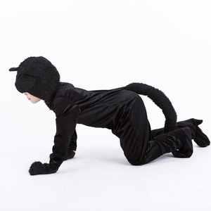 Costumes d'Halloween 2026 mignons pour fillettes, déguisements fantaisie, tenues de cosplay animal, costumes de cosplay ours pour enfants - Product Image 5