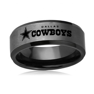 Trang Sức Thể Thao Dallas Cowboys Championship Nhẫn Vonfram Đen - Product Image 5