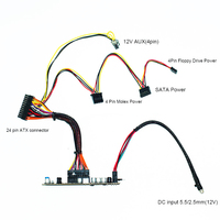 RGeek-Interruptor de CC de 12V y 150W, Unidad de fuente de alimentación para ordenador y coche, ATX, Pico, módulo PSU, 24 Pines, MINI ITX