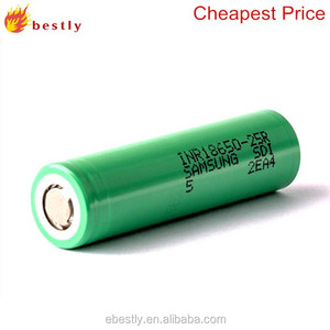 Original samsung INR 18650 25r hohem energieverbrauch flat-top-batterie 2500 mah 3.7v samsung 18650 25r - Product Image 2