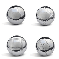 Ensemble de 8 boules de pétanque en acier inoxydable, jeu de jardin, étui de transport extérieur