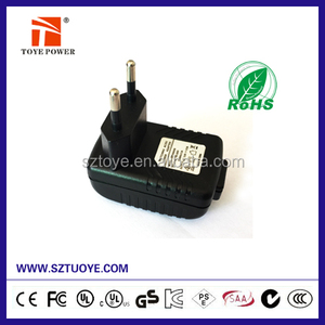 Alibaba en español OEM 5 v 2a adaptador de corriente usb con ee.uu. / reino unido / AU / EU opcional enchufe - Product Image 2