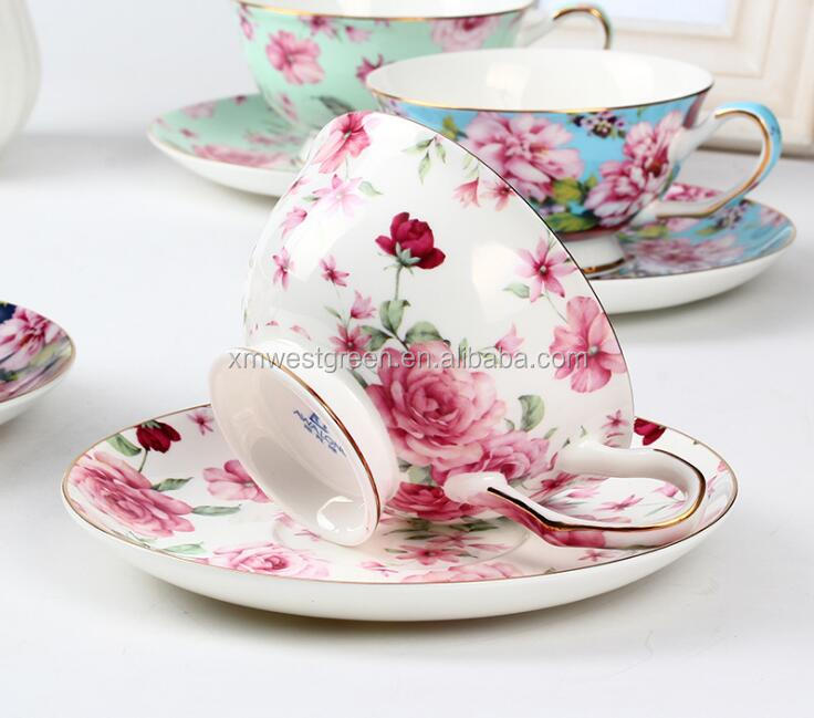 Antique Tea Cups and Saucers Elegant Porcelain Sets