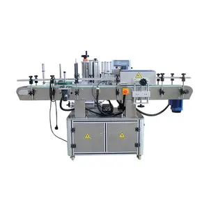 Automatic Sticker Bottle Labeling Machine Label Applicator for Round Bottles Glass Jars Plastic Cans