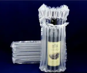 Bolla di aria per imballaggio vino rosso, gonfiabile airbag per bottiglie di vino, aria liquore imballaggio borsa colonna