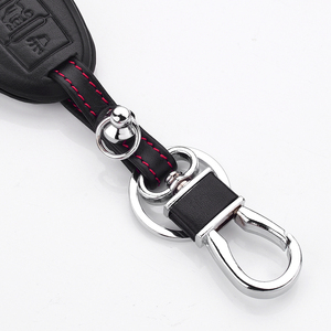 OEM Auto cuir peau coque <span class=keywords><strong>porte</strong></span>-clés housse pour Almera Altima Armada Qashqai 3 boutons nouvel article <span class=keywords><strong>porte</strong></span>-clés de voiture suspendus - Product Image 4