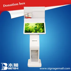 BENSHI 21 32 43 50 55 Inch Floor Standing Interactive LCD Panel Digital Signage LCD Display All In One PC Touch Screen Kiosk