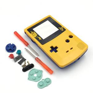 Cubierta de la caja para <span class=keywords><strong>GBC</strong></span> de edición limitada de reemplazo para Gameboy Color <span class=keywords><strong>GBC</strong></span> consola de juego vivienda completa para Pikachu versión - Product Image 4