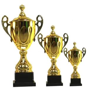 Оптовая продажа, уникальные металлические трофеи с золотым дизайном