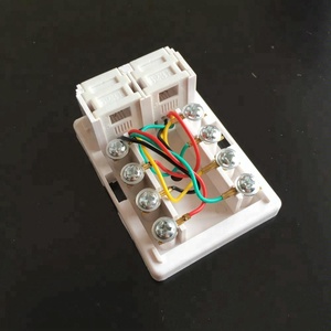 Boîtier de surface téléphonique RJ11 double port Cat3 6P4C - Product Image 3