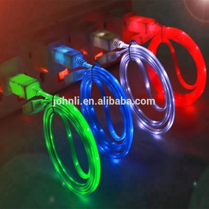 Visible Chảy LED Light cáp dữ liệu USB Nhanh Chóng sạc cáp sync cho iphone IOS samsung cho <span class=keywords><strong>blackberry</strong></span> - Product Image 4