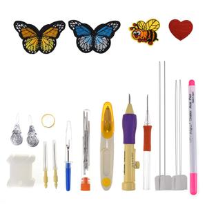 50 couleurs <span class=keywords><strong>magique</strong></span> broderie stylo en plastique couture poinçon aiguilles Kit <span class=keywords><strong>de</strong></span> démarrage pour bricolage couture <span class=keywords><strong>point</strong></span> <span class=keywords><strong>de</strong></span> <span class=keywords><strong>croix</strong></span> pour la créativité - Product Image 3