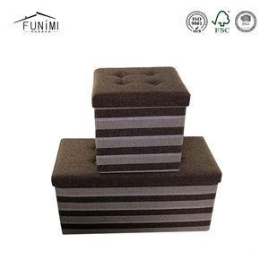 Moderna mesa de café espuma almacenamiento PUF reposapiés cubo asiento Otomano - Product Image 1
