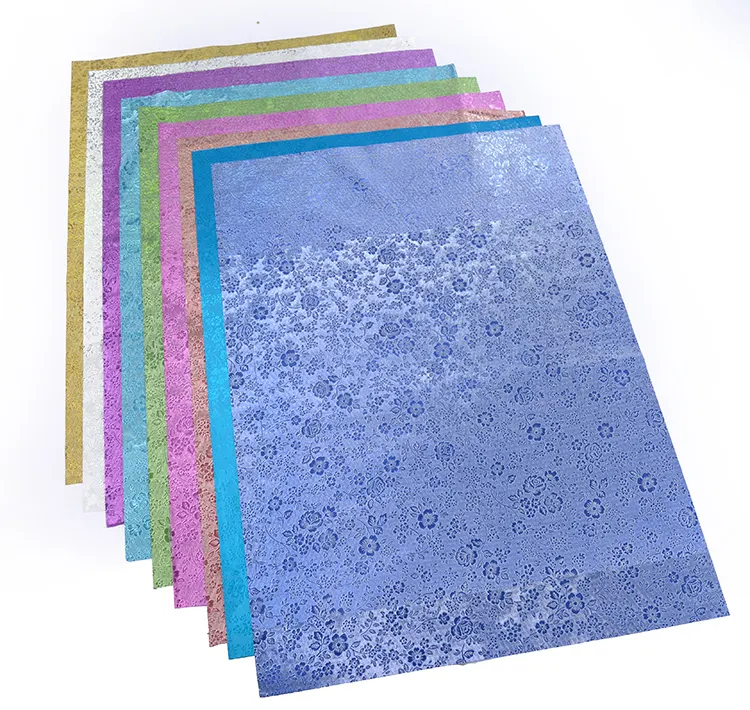 Wholesale 50*70Cm PP Brush Pattern Glitter Wrapping Paper