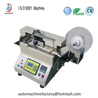Máquina de cortar e dobrar, etiqueta automática de roupas têxteis de alta velocidade
