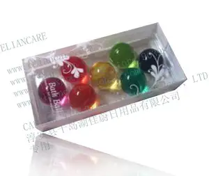 8g * 7pcs colorful bath oil beads gift set