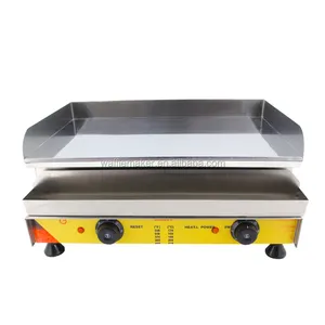 Restaurant Kitchen Equipment Stainless Steel All Flat Tabletop Electric griddle